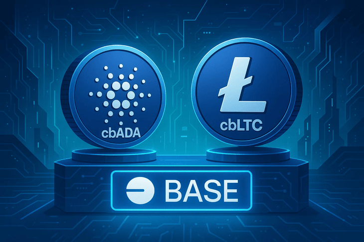 Coinbase Unveils cbADA and cbLTC Wrapped Tokens on Base to Expand DeFi Access Coinbase Unveils cbADA and cbLTC Wrapped Tokens on Base to Expand DeFi Access