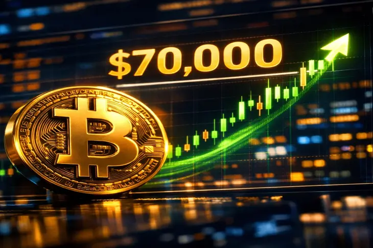 Bitcoin Blasts Past $70K in 7% Morning Surge