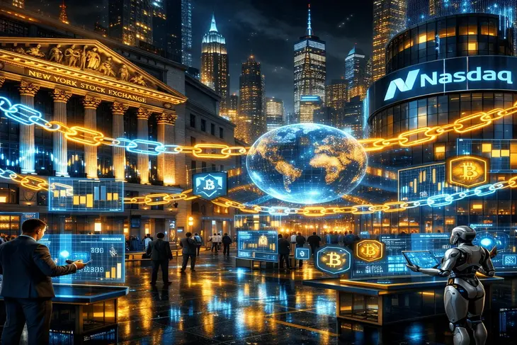 Nasdaq and NYSE Eye Blockchain for Global Stocks Nasdaq and NYSE Eye Blockchain for Global Stocks