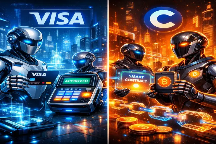 Visa vs Coinbase: The Internet AI Agents Will Use Visa vs Coinbase: The Internet AI Agents Will Use